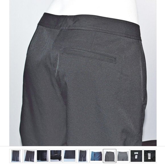 Izod Golf Classic Women sz 8 Black Sports Golf Outdoor Capri Active Pants - Picture 8 of 11